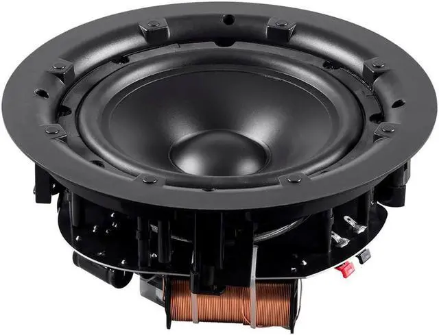 Alt view image 5 of 8 - Monoprice Ceiling Speaker Subwoofer - 8 Inch, Slim Bezel, Easy Install With Dual Voice Coil (Each) - Aria Series