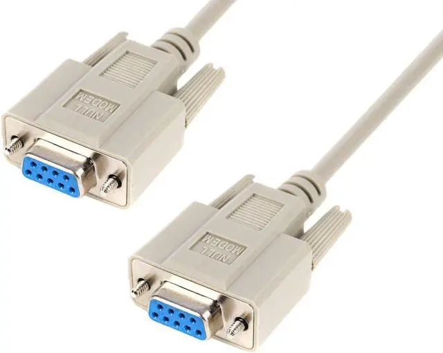 Main image of Monoprice 10ft Molded DB9 Female/Female Serial Cable