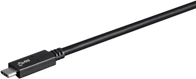 Alt view image 4 of 6 - Monoprice USB C to USB C 3.1 Gen 2 Cable - 0.5 Meter (1.6 Feet) - Black | 10Gbps, 5A, 30AWG, Type C, Compatible with Xbox One / PS5/ Switch / iPad / Android and More - Essentials Series