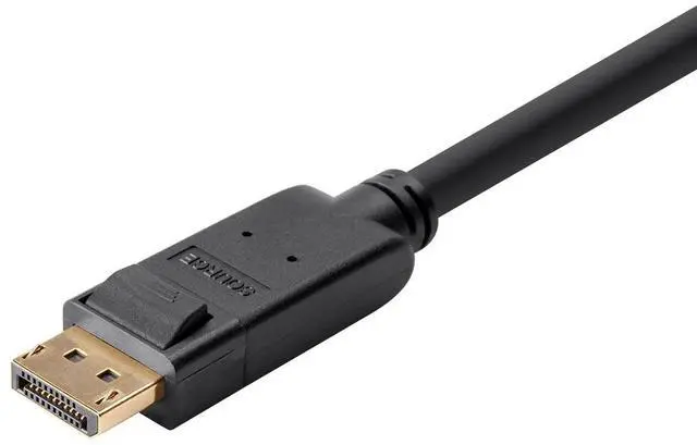 Alt view image 3 of 13 - Monoprice DisplayPort 1.2a to HDTV Cable - 6 Feet, Supports Up to 4K Resolution And 3D Video - Select Series