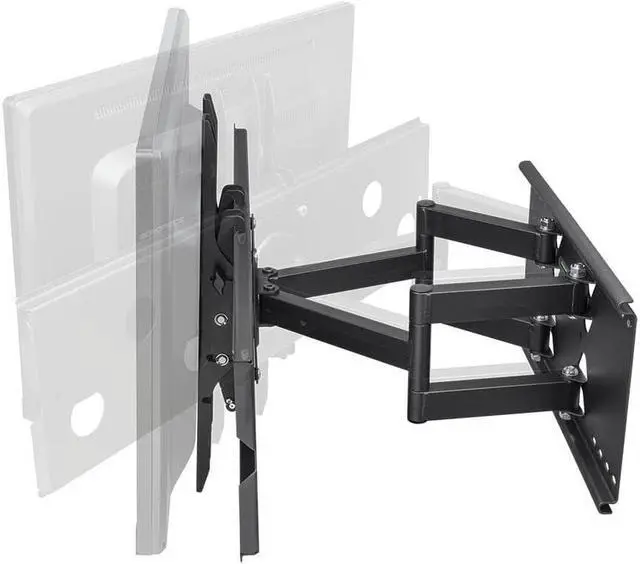 Alt view image 20 of 20 - Monoprice Titan Series Full Motion Wall Mount For Large 32" - 60" Inch TVs Displays, Max 175 LBS. 50x50 to 750x450, Black, Rohs Compliant