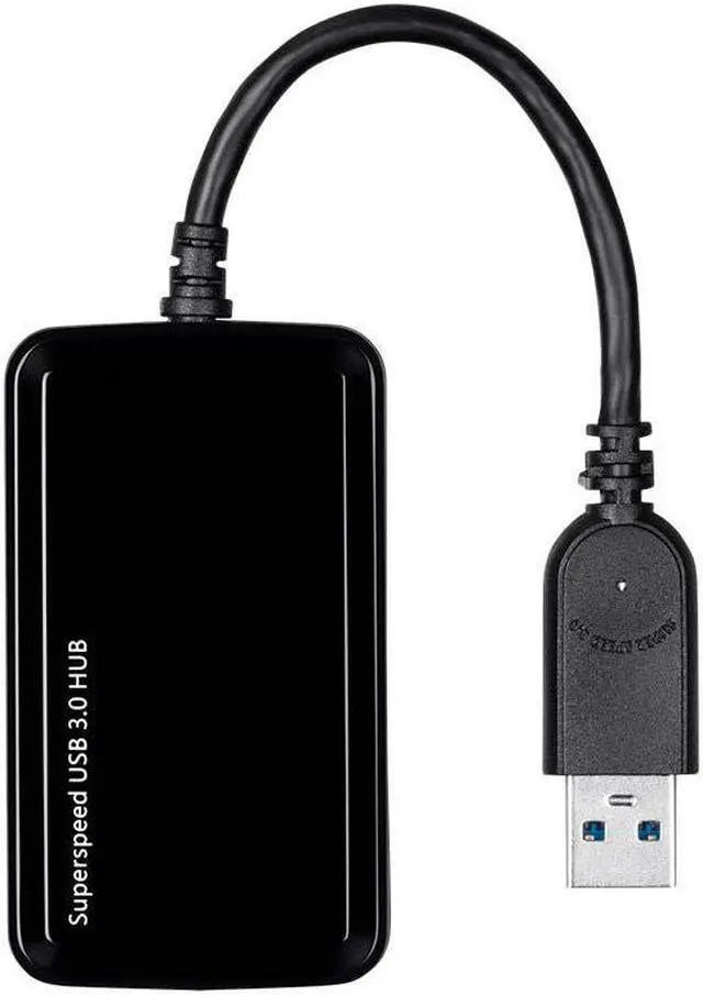 Alt view image 3 of 6 - Monoprice Mini 4-port USB 3.0 Travel Hub