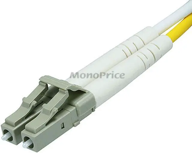 Alt view image 6 of 10 - Monoprice Fiber Optic Cable - 5 Meter - Aqua | LC to LC, OM3, 50/125 Type, Multi Mode, 10Gb, Duplex