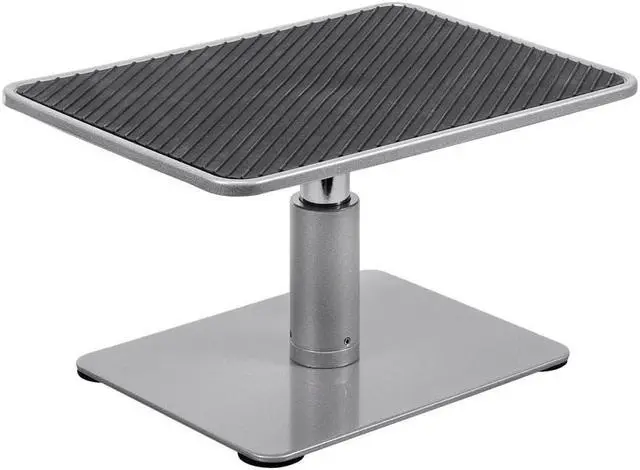 Alt view image 4 of 12 - Monoprice Universal Monitor Riser Stand - Silver Perfect For Raising Your Monitor About 4.7 to 6.7 Inches - Workstream Collection