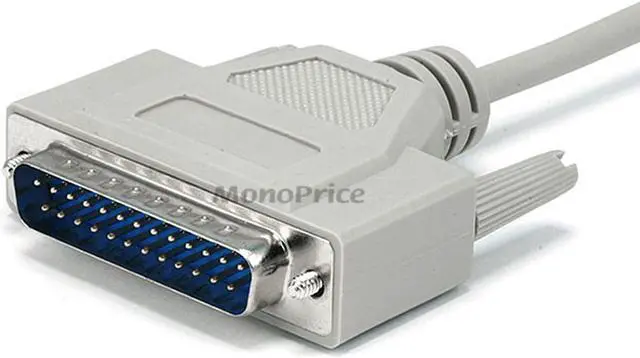 Alt view image 2 of 4 - Monoprice 6ft MDIN8 Male to DB25 Male Cable for Mac+/Modem - Beige
