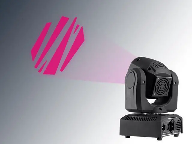 Alt view image 5 of 8 - Monoprice Stage Beam LED Moving Head Light With 7 Colors and Gobos plus Open, 30 Watt - Stage Right Series