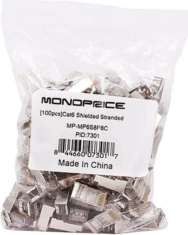 Alt view image 7 of 11 - Monoprice 8P8C RJ45 Cat6 Inline Coupler - White, For Linking Two CAT6 Ethernet Cable