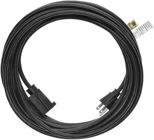 Alt view image 2 of 14 - Monoprice 25ft 14AWG Power Extension Cord Cable, 15A (NEMA 5-15P to NEMA 5-15R)