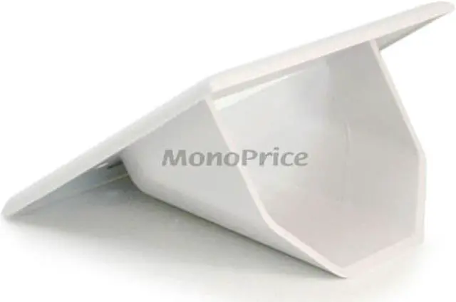 Alt view image 3 of 5 - Monoprice 2-Gang Recessed Low Voltage Cable Wall Plate - White