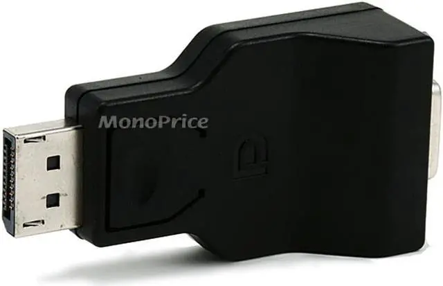 Alt view image 3 of 6 - Monoprice DisplayPort Male to VGA Female Active Adapter