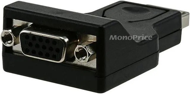 Alt view image 2 of 6 - Monoprice DisplayPort Male to VGA Female Active Adapter