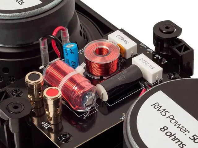 Alt view image 5 of 13 - Monoprice 2-Way Carbon Fiber In-Wall Center Channel Speaker - Dual 5.25 Inch (Single) - Alpha Series