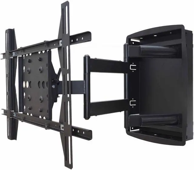 Alt view image 3 of 12 - Monoprice Recessed Full-Motion Articulating TV Wall Mount Bracket For TVs 42in to 63in | Max Weight 200lbs, VESA Patterns Up to 800x500