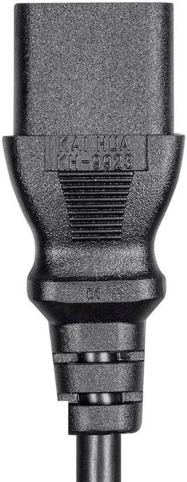 Alt view image 6 of 6 - Monoprice 4ft 18AWG Power Cord Cable with 3 Conductor PC Power Connector Socket  10A (NEMA 5-15P to IEC 60320-C13)