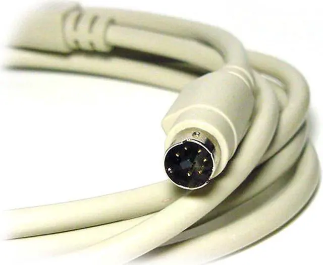 Alt view image 3 of 5 - Monoprice 6ft PS/2 MDIN-6 Male to Male Cable