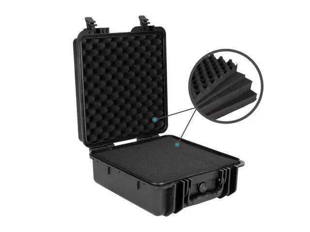 Alt view image 8 of 18 - Monoprice Weatherproof Hard Case - 14 x 16 x 8 in With Customizable Foam, Shockproof, Customizable Name Plate