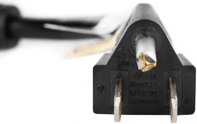 Alt view image 3 of 7 - Monoprice 14inch 16AWG Power Cord Splitter Cable, 10A (NEMA 5-15P to 2x NEMA 5-15R)