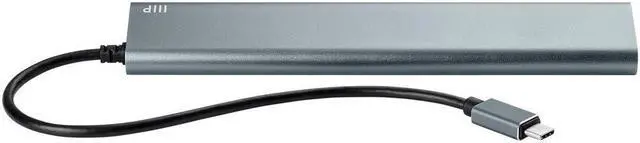 Alt view image 4 of 9 - Monoprice 7 Port USB-C Hub - Aluminum, SuperSpeed Transfer Rates, Compatible With Apple MacBook, Google Chromebook & More