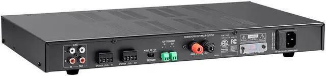 Alt view image 3 of 7 - Monoprice SWA-400 Subwoofer Amplifier - Black - 400 watt with DSP, Presets, Cool Class D Amps