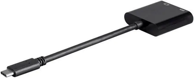 Alt view image 7 of 7 - Monoprice USB-C to Mini DisplayPort & USB-C (F) Dual Port Adapter - Select Series