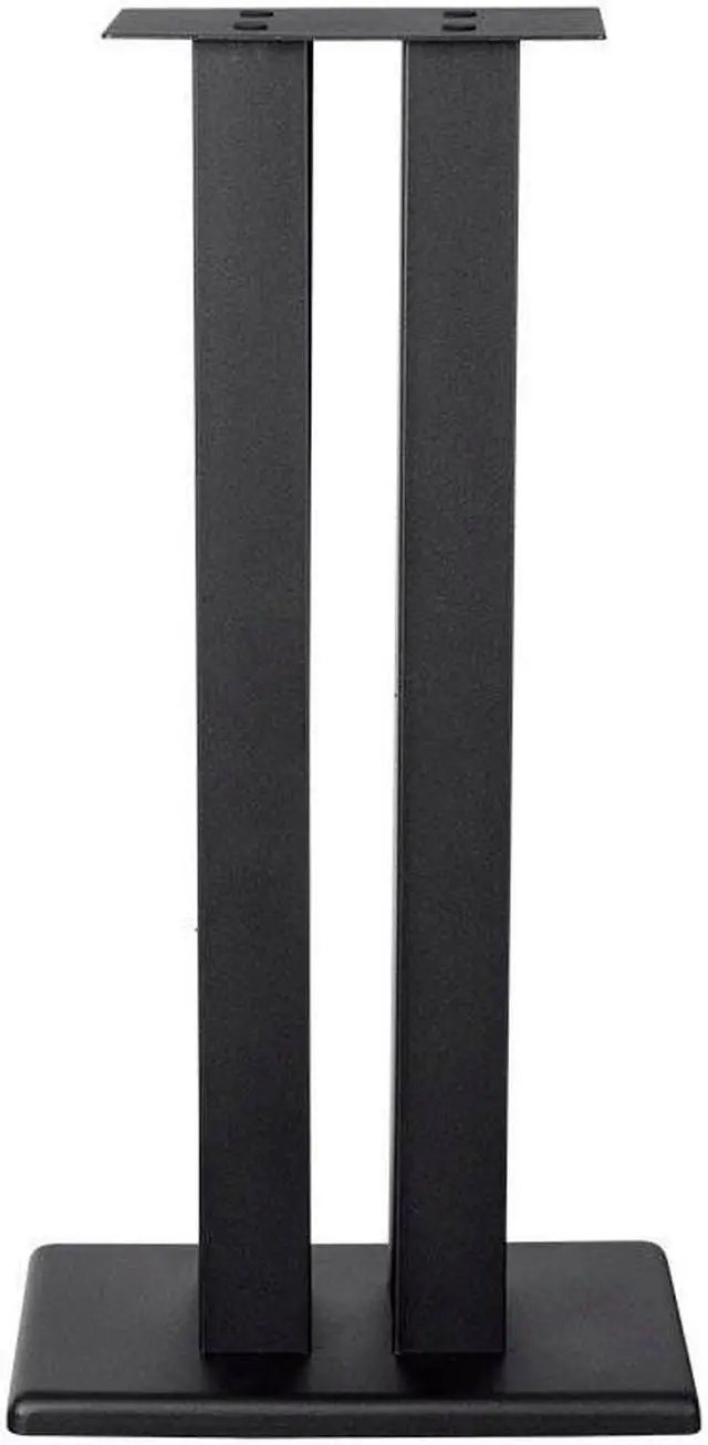 Alt view image 2 of 7 - Monoprice Monolith 24 Inch Speaker Stand (Each) - Black | Supports 75 lbs, Adjustable Spikes, Compatible With Bose, Polk, Sony, Yamaha, Pioneer and others