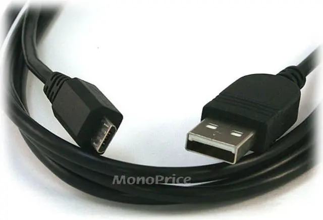Alt view image 6 of 11 - Monoprice USB 2.0 Cable - 6 Feet - Micro USB / Micro-B 2.0 A Male to 5pin Male 28/28AWG Cable compatible with Samsung Galaxy , Note , Android, LG , HTC One,Nexus, Tablets and More!