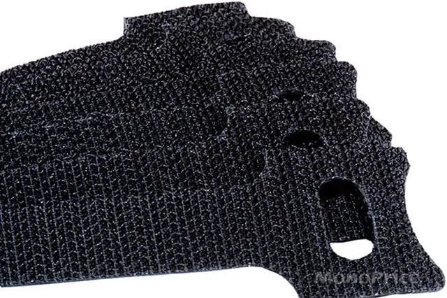 Alt view image 8 of 13 - Monoprice Hook and Loop Fastening Cable Ties, 6in, 100 pcs/pack, Black