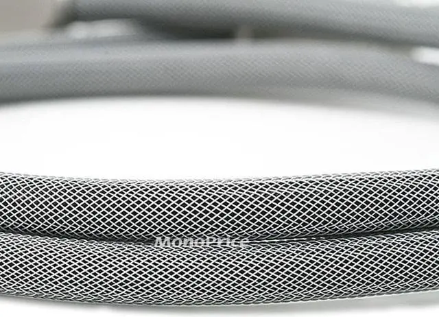Alt view image 2 of 8 - Monoprice Premium S/PDIF (Toslink) Digital Optical Audio Cable - Silver - 15 Feet | Heavy Duty Mesh Jacket, Metal Connector Heads, For Play Station, Xbox one, Home theater & More Gray