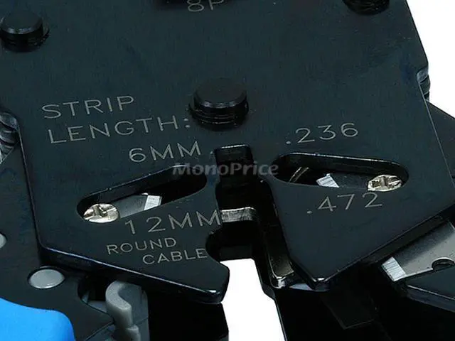 Alt view image 2 of 5 - Monoprice Professional Modular Crimps, Strips, and Cuts Tool with Ratchet