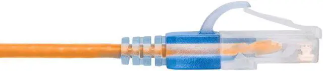 Alt view image 4 of 9 - Monoprice SlimRun Cat6A Ethernet Patch Cable - Network Internet Cord - RJ45, Stranded, UTP, Pure Bare Copper Wire, 30AWG, 6in, Yellow, 10-Pack