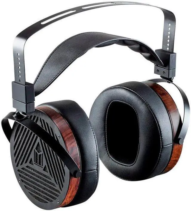 Alt view image 4 of 8 - Monoprice Monolith M1060 Over Ear Planar Magnetic Headphones - Black/Wood With 106mm Driver, Open Back Design, Comfort Ear Pads For Studio/Professional