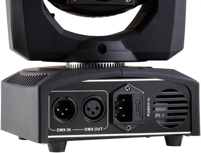 Alt view image 3 of 8 - Monoprice Stage Beam LED Moving Head Light With 7 Colors and Gobos plus Open, 30 Watt - Stage Right Series