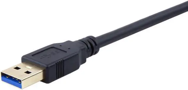 Alt view image 5 of 8 - Monoprice USB 3.0 Type-A Male to Type-A Female Extension Cable - 1.5 Feet - Black | Use with PlayStation, Xbox, Oculus VR, USB Flash Drive, Card Reader, Hard Drive, Keyboard