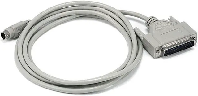 Main image of Monoprice 6ft MDIN8 Male to DB25 Male Cable for Mac+/Modem - Beige