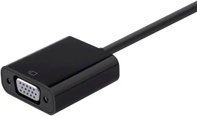 Alt view image 5 of 14 - Monoprice DisplayPort 1.2a to VGA Active Adapter - Black, For HDTV, Projector, Computer, Monitor Desktop, Laptop, PC