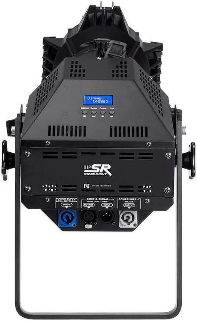 Alt view image 4 of 7 - Monoprice COB LED Ellipsoidal - White | 3200k, 26 Degree, 200W, Interchangeable lens, Manual focus - Stage Right Series