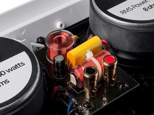 Alt view image 15 of 20 - Monoprice 2-way Carbon Fiber In-Wall Surround Speaker - Dual 5.25 Inch (Single) Vari-Angled With Paintable Grille - Alpha Series