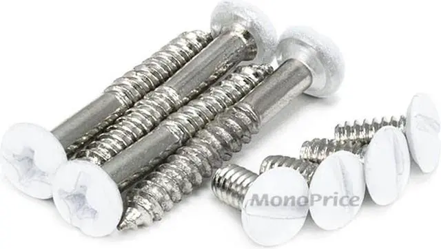 Main image of Monoprice 2-Gang Wall Plate - 4 Hole White For Keystone, Ethernet Networks or Home Theater Interconnects