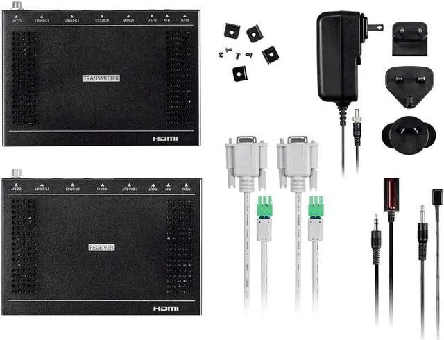 Alt view image 6 of 20 - Monoprice Blackbird 4K Pro HDBaseT Extender Kit - 100m With PoH, RS232, HDCP 2.2