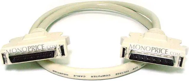 Main image of Monoprice 6ft HPDB50 Male/Male SCSI Cable, 25 twisted pairs