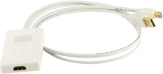 Main image of Monoprice Mini Displayport 1.1 Male and USB Male Audio to HDMI Female Converting Adapter | 1080p, 2-Channel Audio