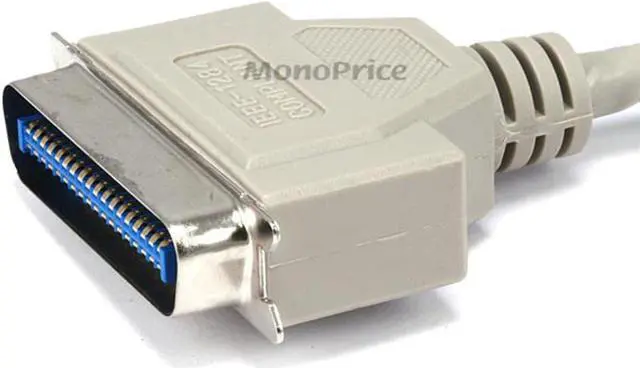 Alt view image 3 of 3 - Monoprice IEEE 1284 Cable - 6 Feet - DB25 Male/CN36 Male 18PR