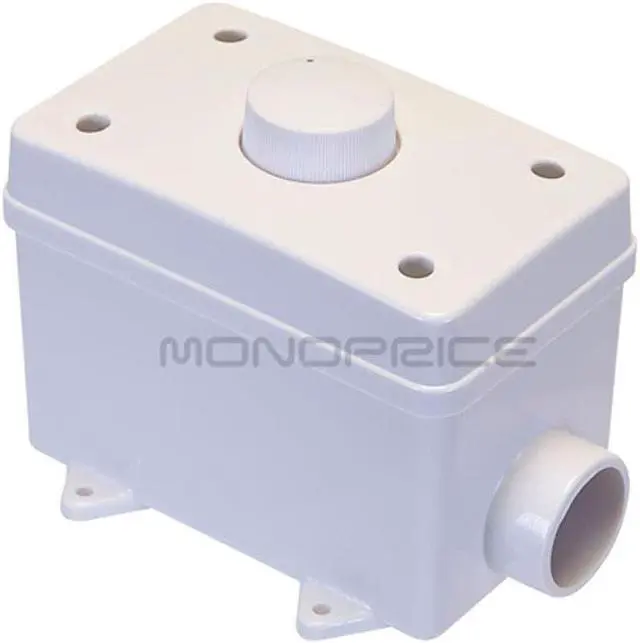 Alt view image 2 of 7 - Monoprice Outdoor Speaker Volume Controller RMS 100W, White