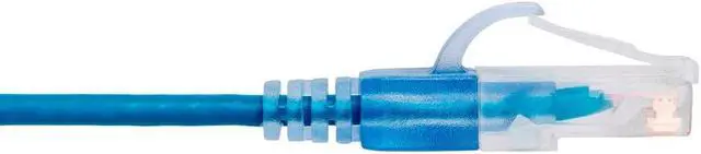 Alt view image 4 of 7 - Monoprice Cat6A Ethernet Network Patch Cable - 30 Feet - Blue | 10-Pack, 10G - SlimRun Series