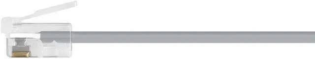 Alt view image 2 of 7 - Monoprice Landline Telephone Cable - 7 Feet - RJ12(6P6C) Reverse for Voice
