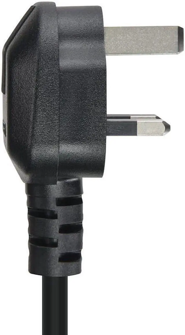 Alt view image 5 of 8 - Monoprice 6Ft 18Awg England Power Cord Cable - H05vv-F Nema C13 - Black