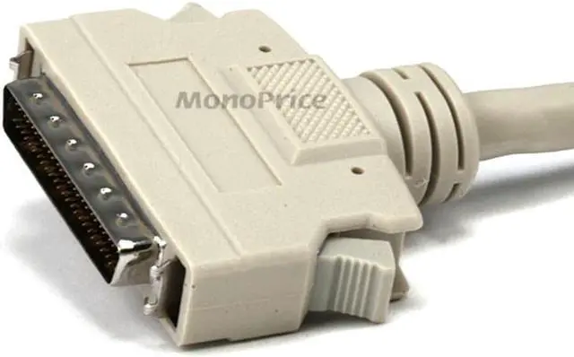 Alt view image 2 of 9 - Monoprice SCSI Cable - 6 Feet - HPDB50 Male/DB25 Male, Molded