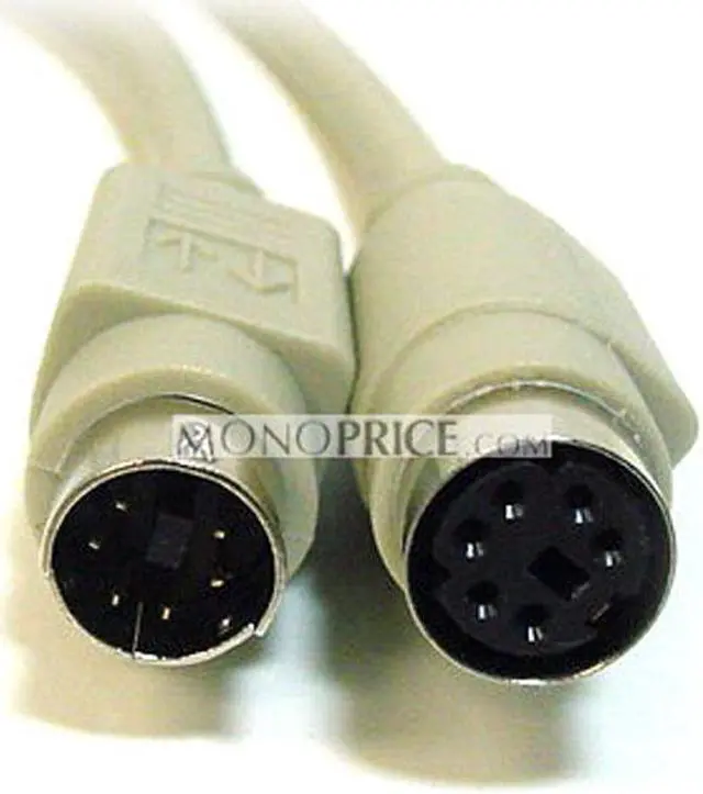 Main image of Monoprice 25ft PS/2 MDIN-6 Male to Female Cable