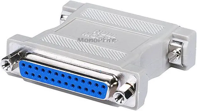 Main image of Monoprice DB25 Male/Female Null Modem Adaptor