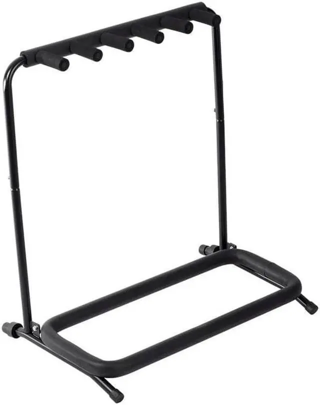 Alt view image 2 of 6 - Monoprice Multi Guitar Stand Folding | for 5 Acoustic and Electric Guitar or Bass - Stage Right Series